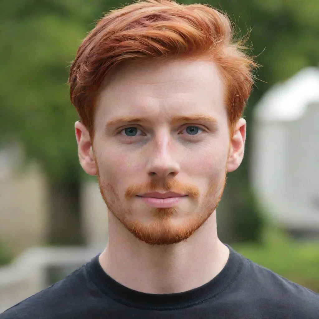 aiamazing red haired guy awesome portrait 2