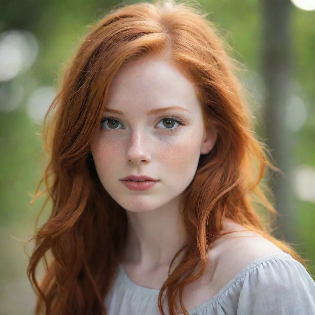 amazing redhead girl awesome portrait 2
