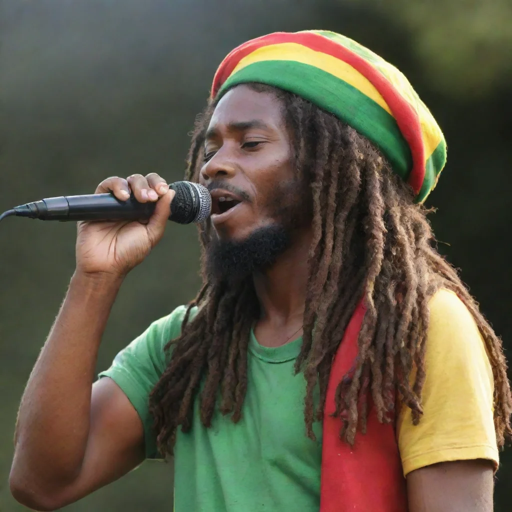 aiamazing reggae singer awesome portrait 2