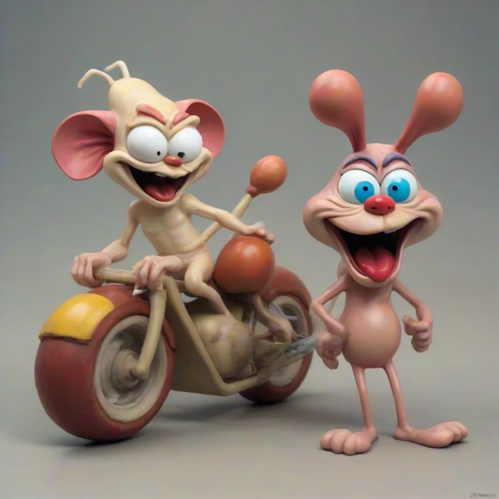 amazing ren and stimpy awesome portrait 2
