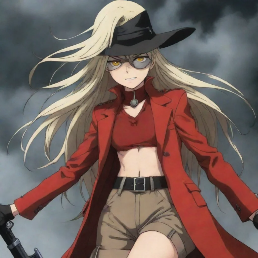 aiamazing rip vanwinkle hellsing anime style female awesome portrait 2