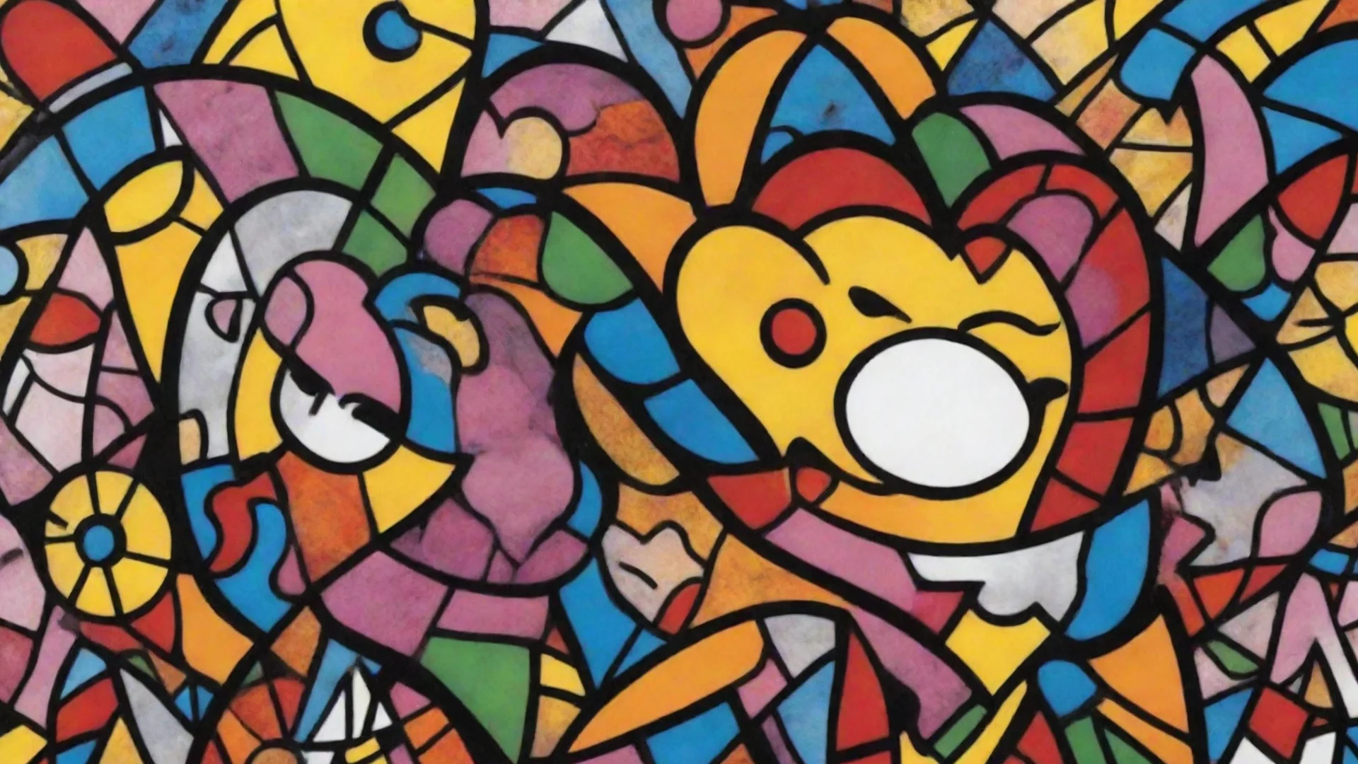amazing romero britto awesome portrait 2 wide