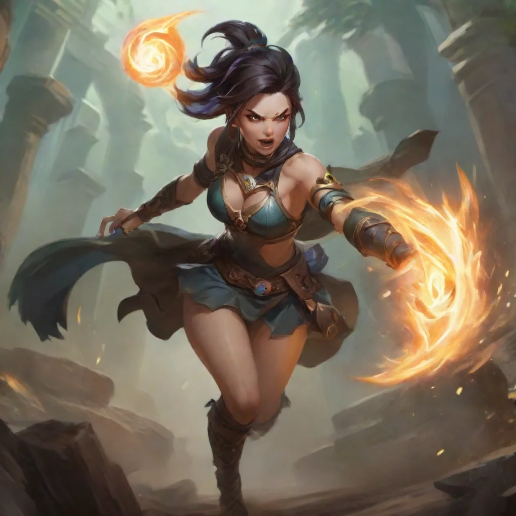 aiamazing runeterra karma attacking awesome portrait 2