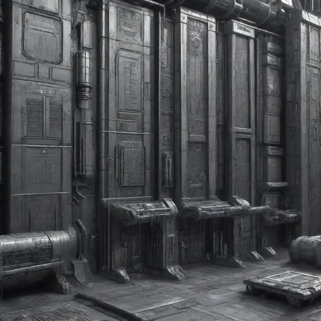 aiamazing sci fi tech industrial space x panels detailed greyscale height map awesome portrait 2