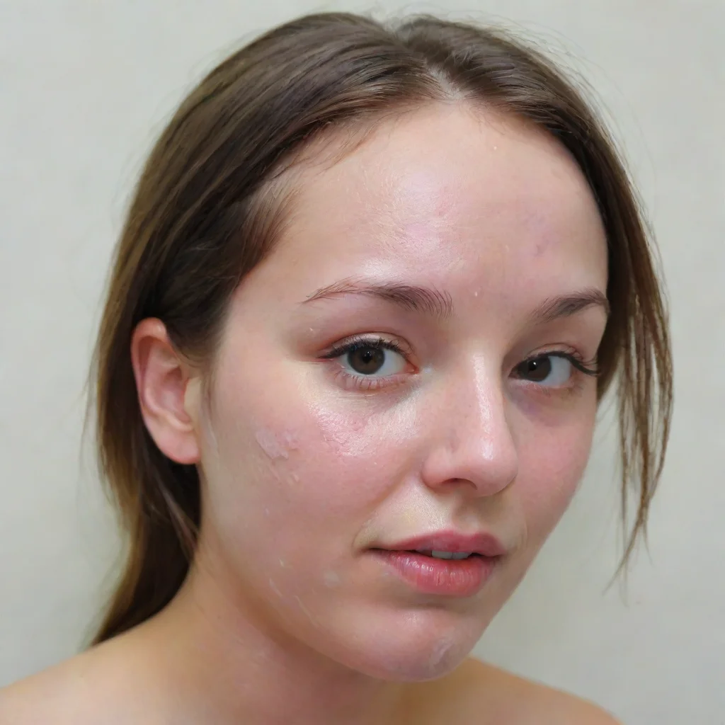 aiamazing seductive girl with sperm on her face awesome portrait 2
