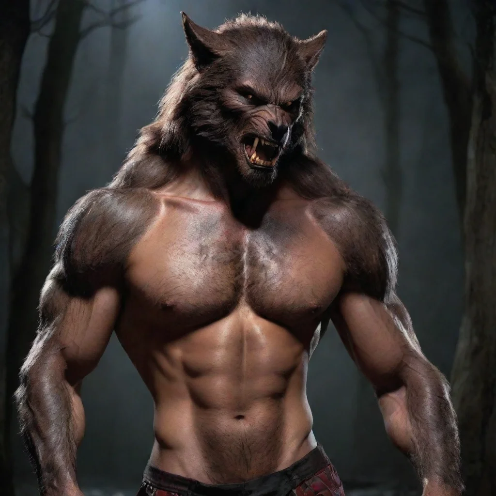 aiamazing seductive werewolf awesome portrait 2