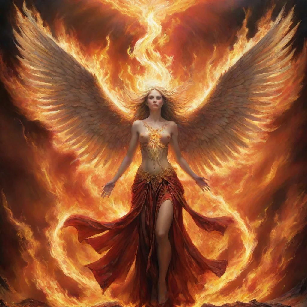 amazing seraphim fire awesome portrait 2