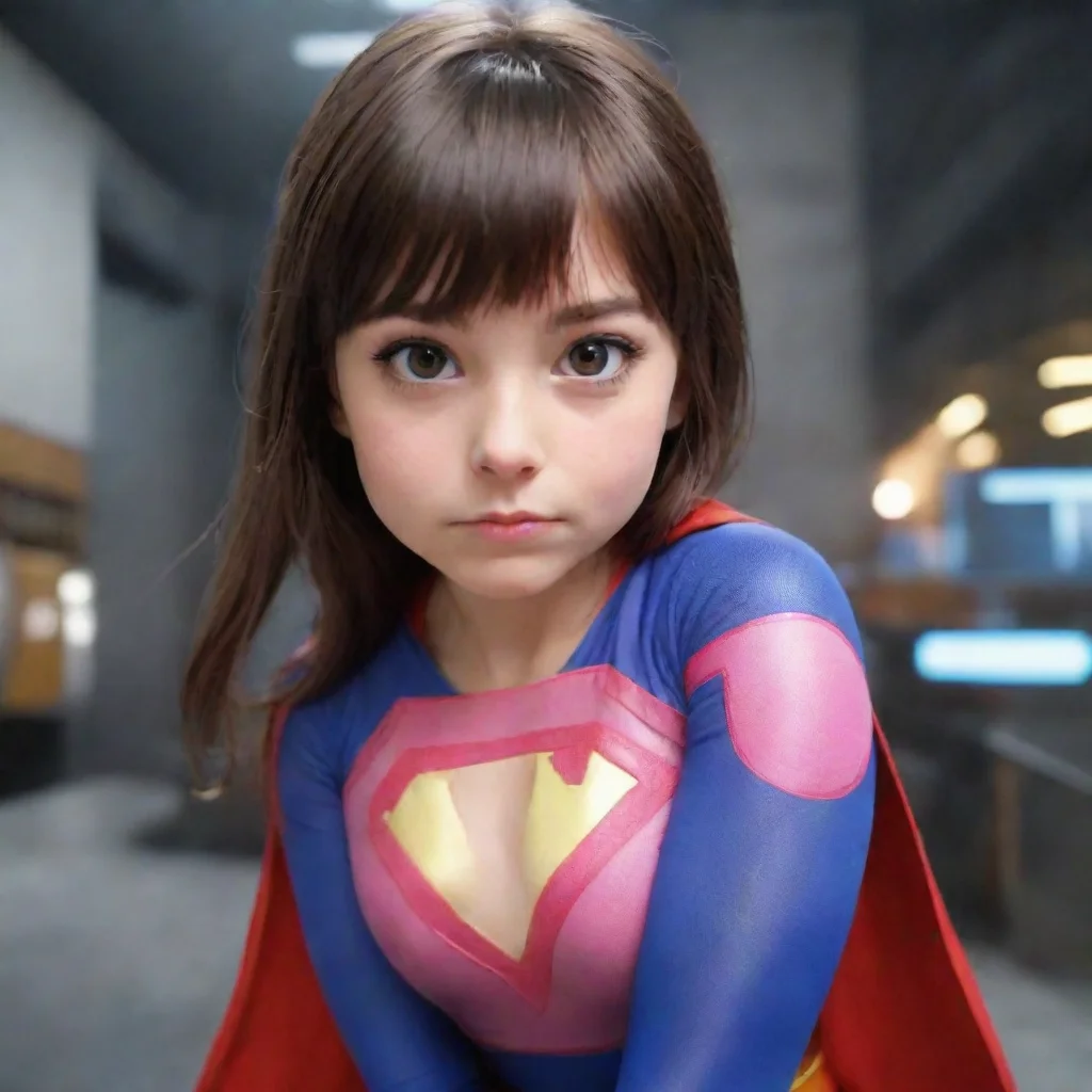 aiamazing shy cute superhero girl bangs first person awesome portrait 2