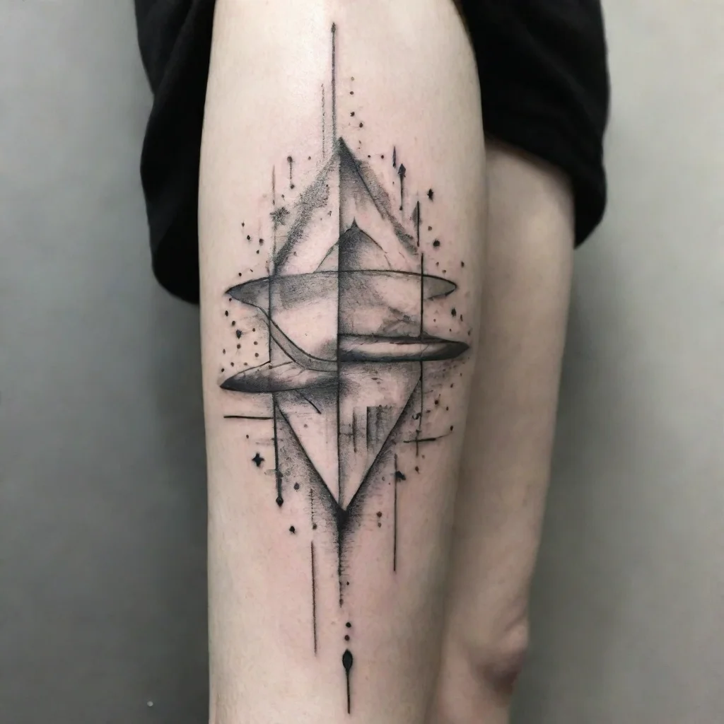 aiamazing simple crazy fine line black and white tattoo awesome portrait 2