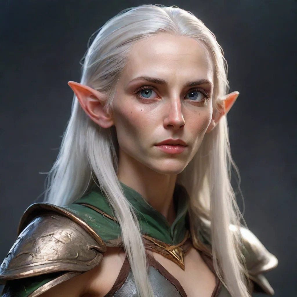 aiamazing skinny high elf warrior awesome portrait 2