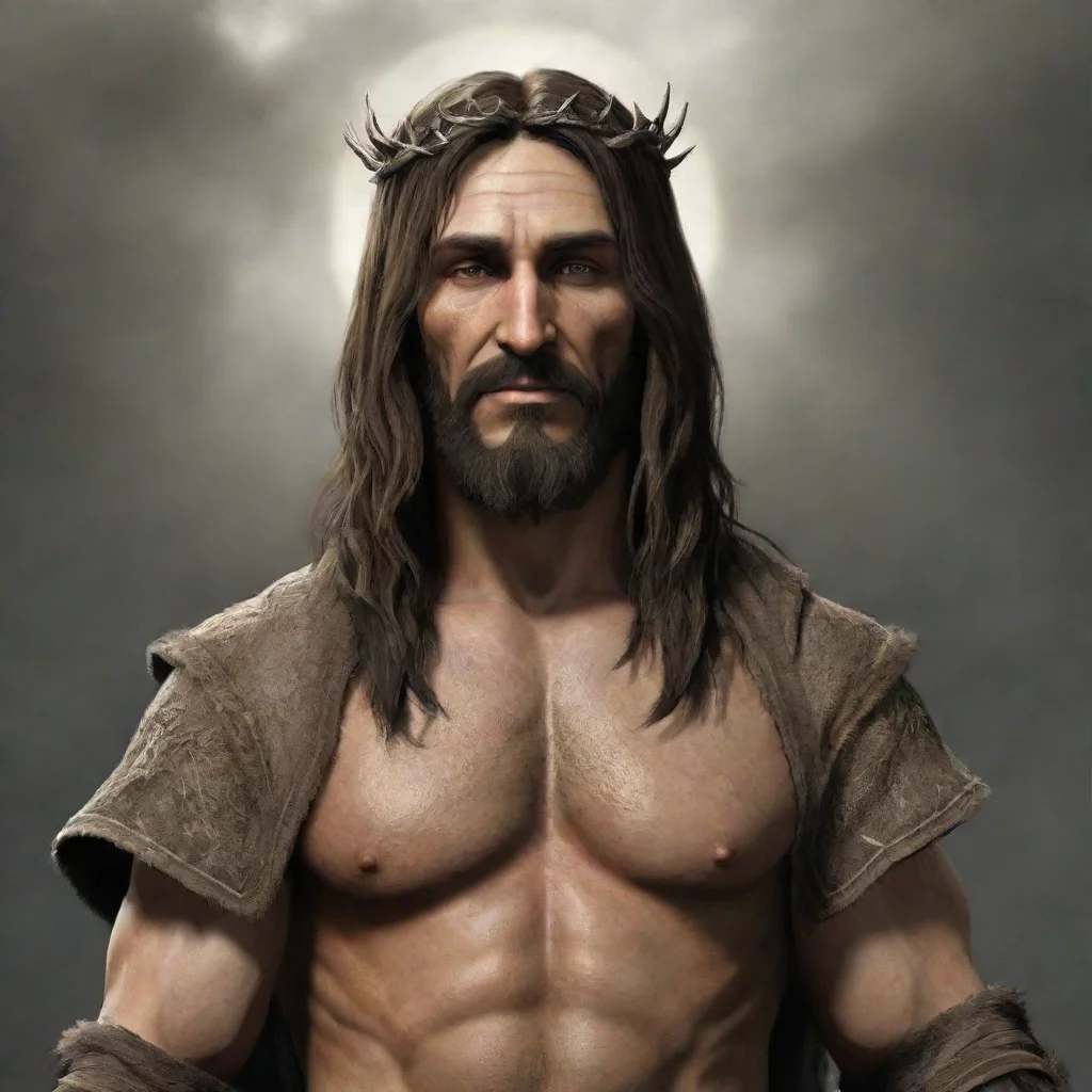 aiamazing skyrim balgruuf as jesus  awesome portrait 2