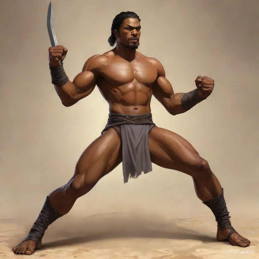 amazing slave fighter  awesome portrait 2