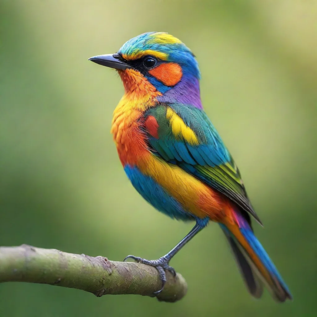amazing small bird exotic colours beautifual detailed bright hd masterpiece awesome portrait 2