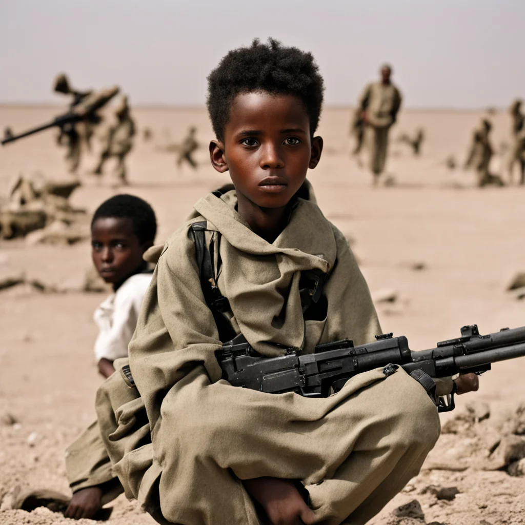 amazing somali kid in war awesome portrait 2