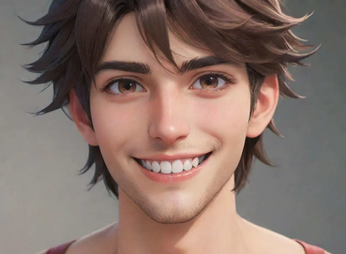 aiamazing spanish anime character with sweet hd detailed artstation trending aesthetic close up masculine smile guy  awesome portrait 2 landscape43