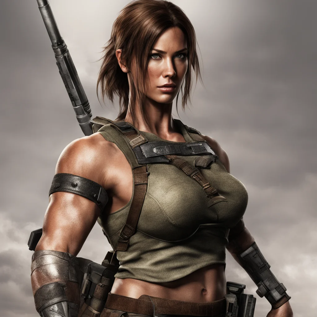 aiamazing spartan lara croft awesome portrait 2