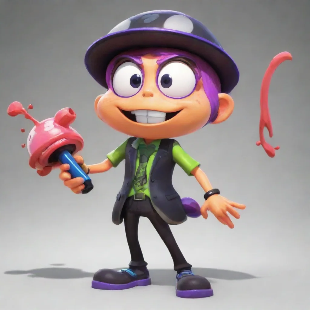 amazing splatoon mr. grizx awesome portrait 2
