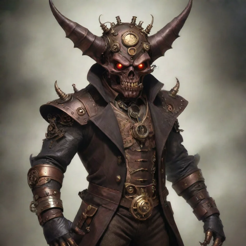 aiamazing steampunk demon awesome portrait 2