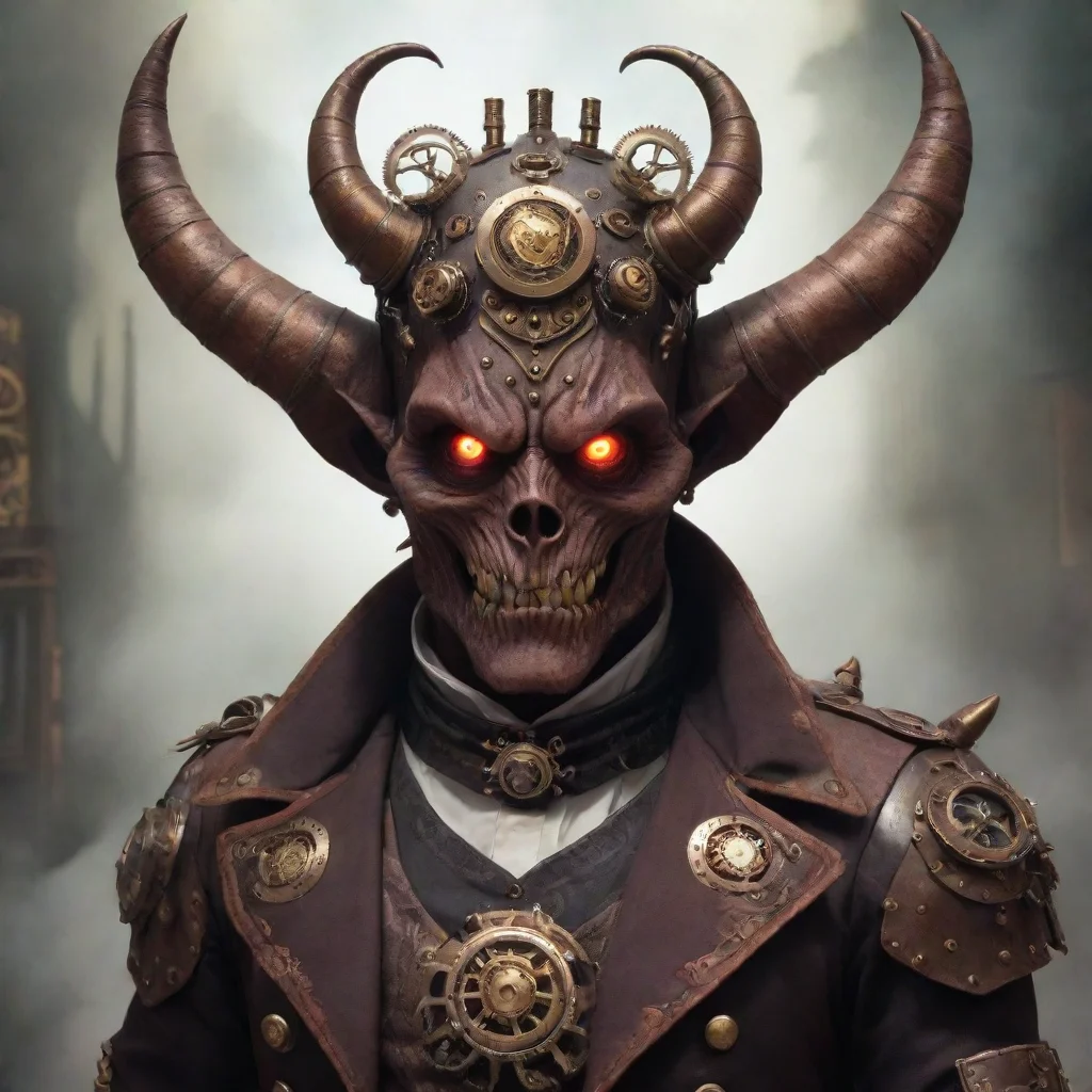 aiamazing steampunk demon majestic awesome portrait 2