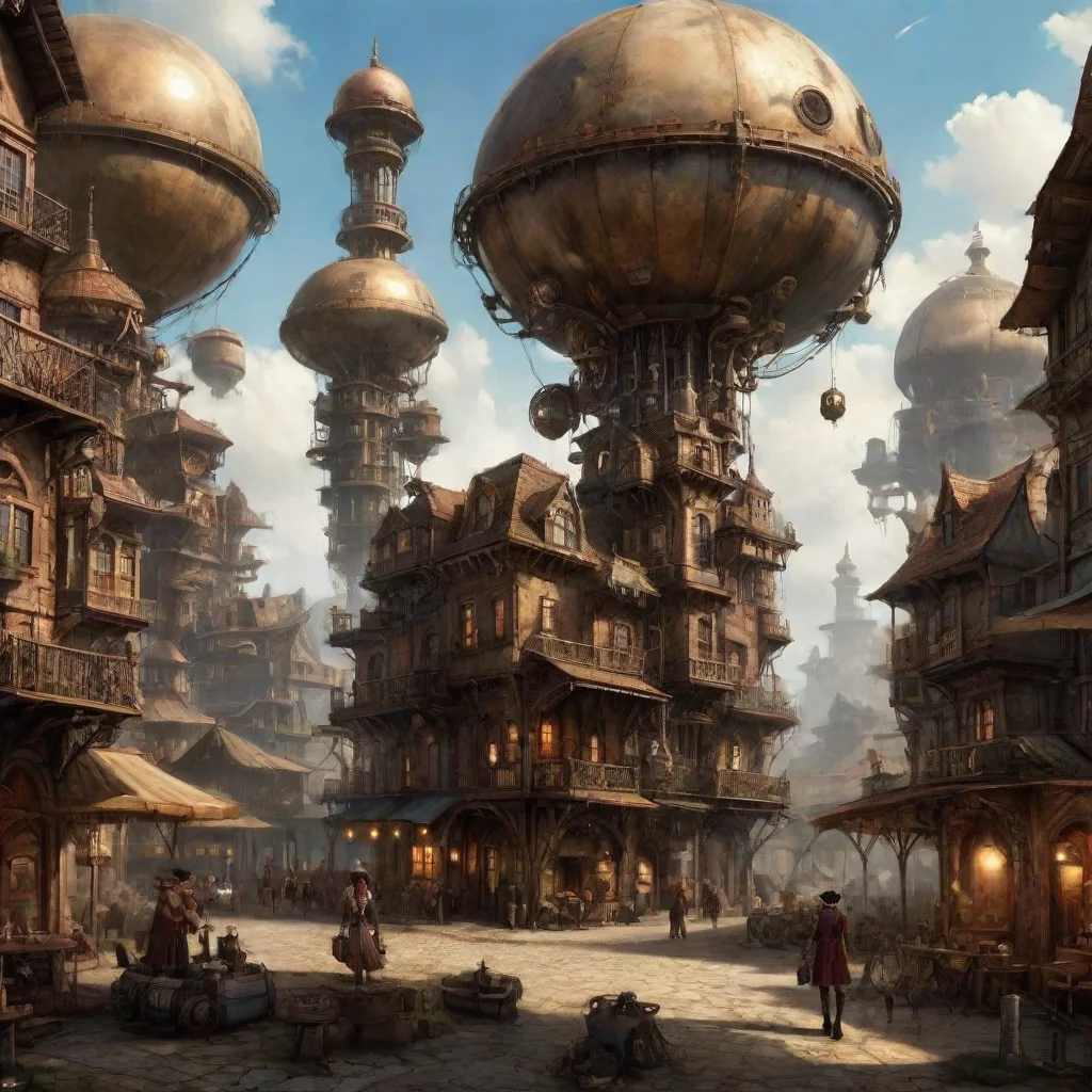aiamazing steampunk venus colony town epic hd artistic best awesome portrait 2
