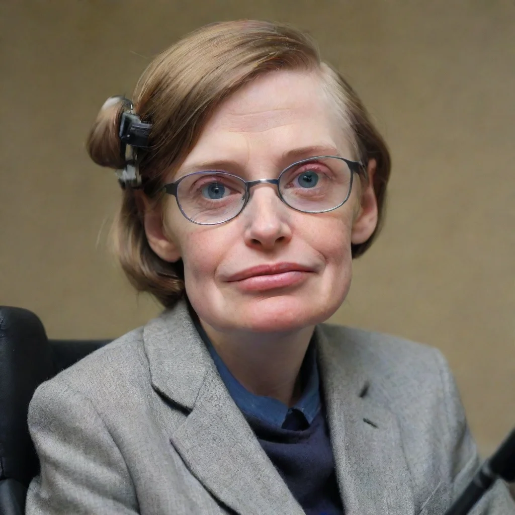 amazing stephen hawking if he was a girl awesome portrait 2