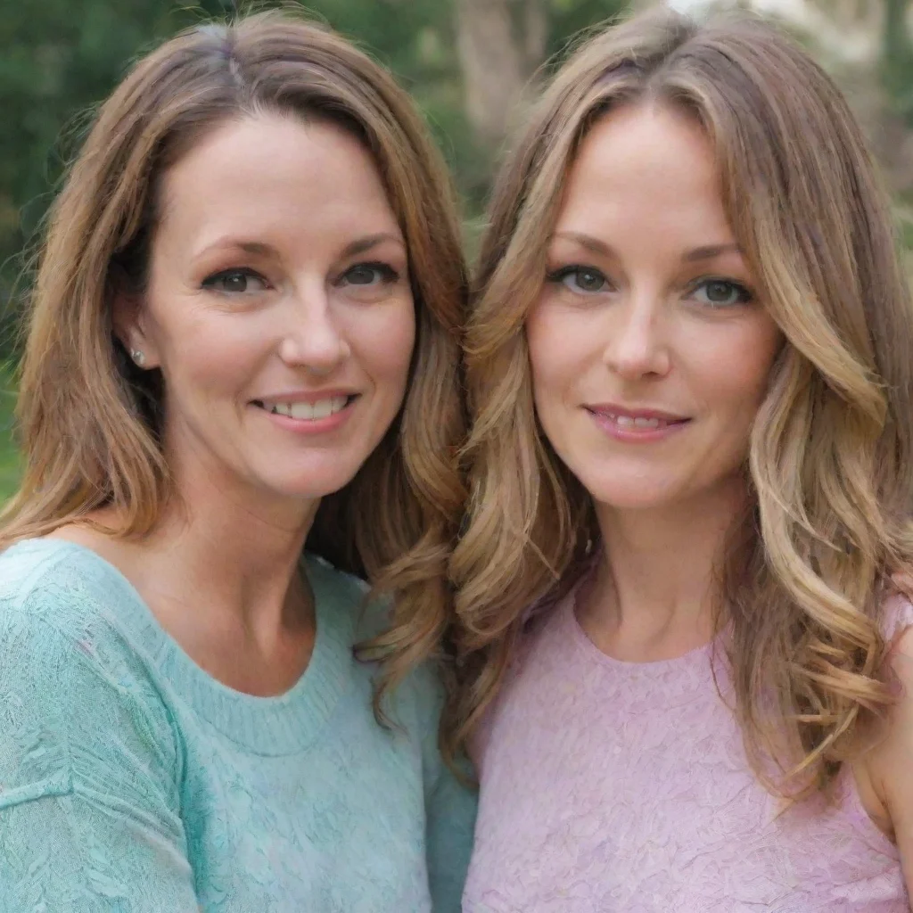 amazing stepmom and daughter awesome portrait 2