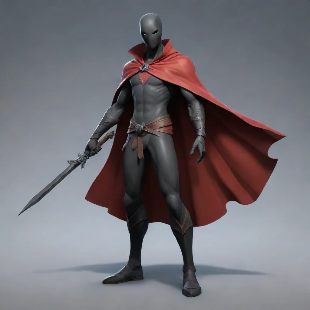 aiamazing stickman wirh cape confident engaging wow artstation art 3 awesome portrait 2