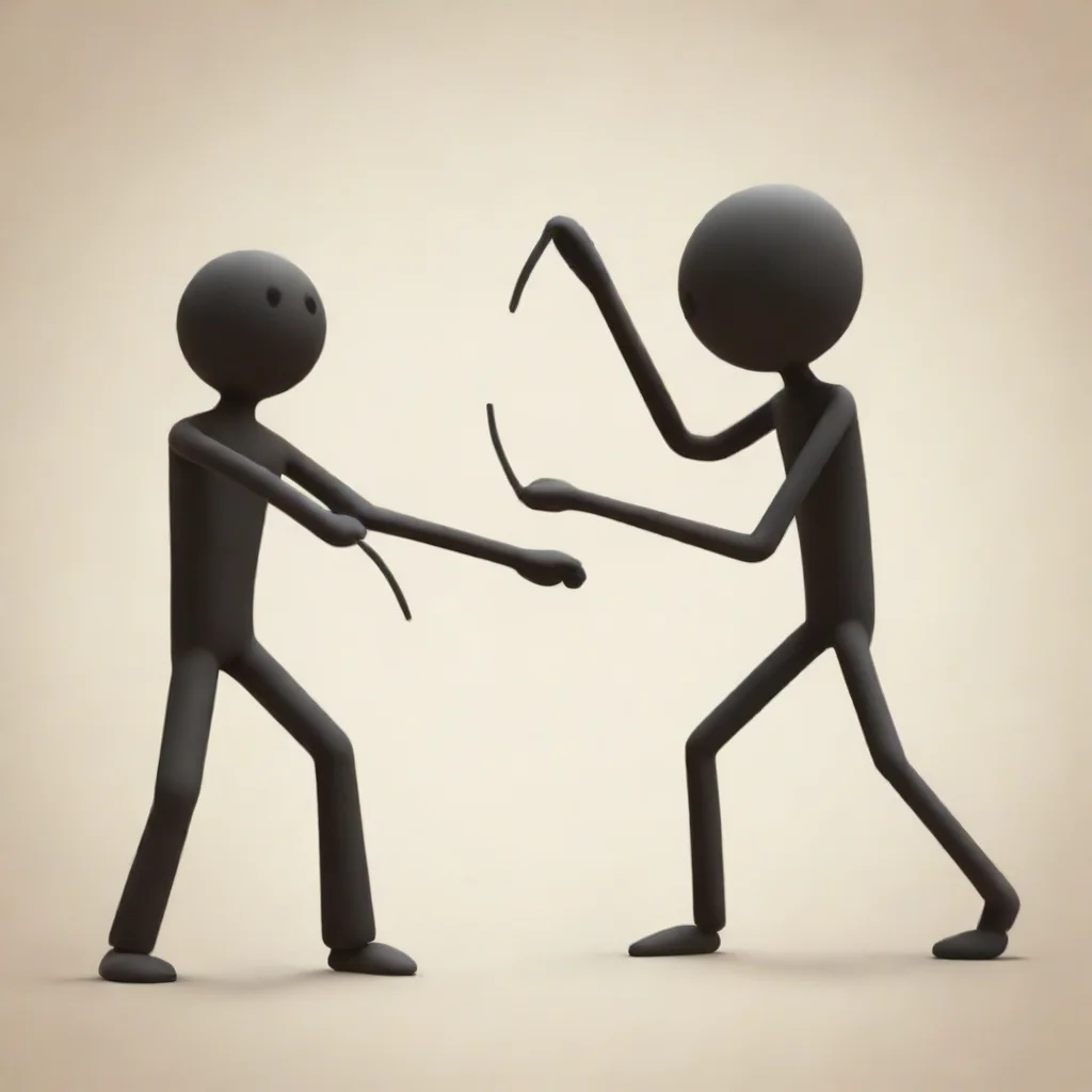 amazing stickmen fighting awesome portrait 2