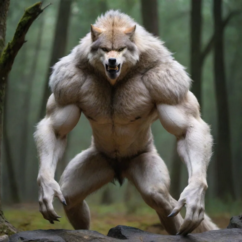 aiamazing strong grey wolf confident awesome portrait 2