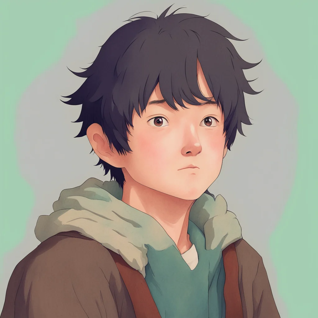 aiamazing studio ghibli man character portrait kind hearted  good looking trending fantastic 1