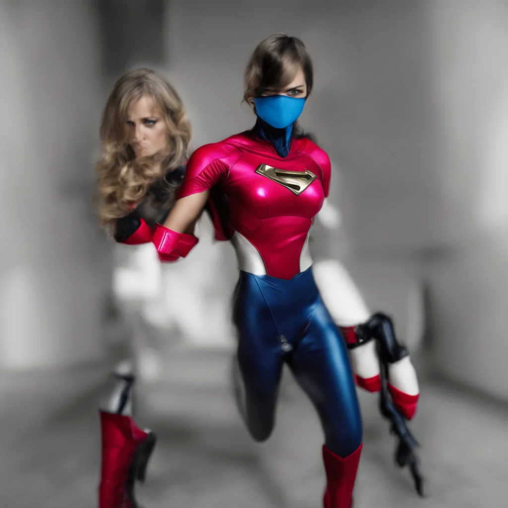 amazing super heroine in trouble awesome portrait 2
