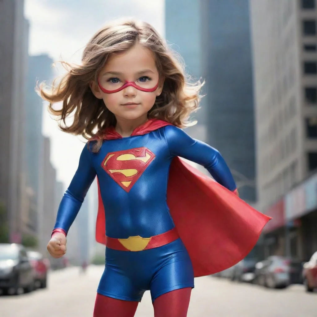 aiamazing superhero girl awesome portrait 2