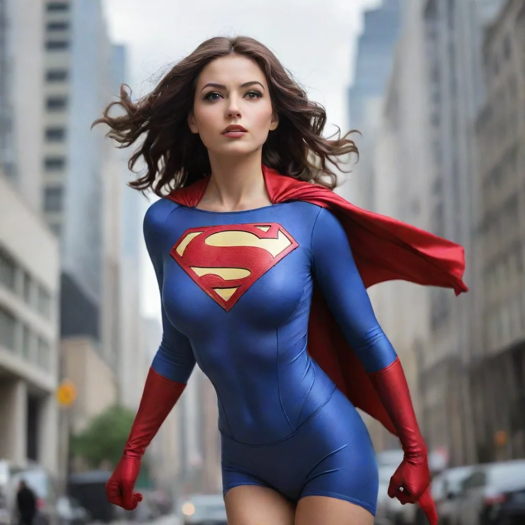 amazing superhero woman awesome portrait 2