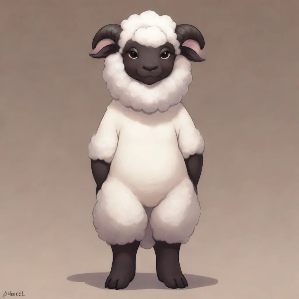 amazing tall anthro wooloo awesome portrait 2