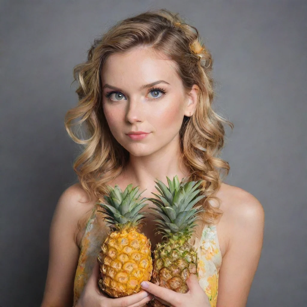 amazing taylor swirft holding a pineapple awesome portrait 2