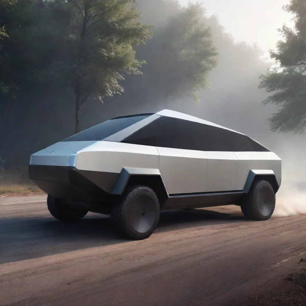 amazing tesla cybertruck awesome portrait 2