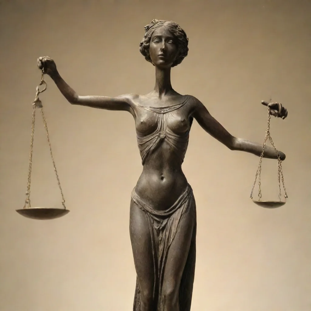 aiamazing themis coward facing holding up scale awesome portrait 2