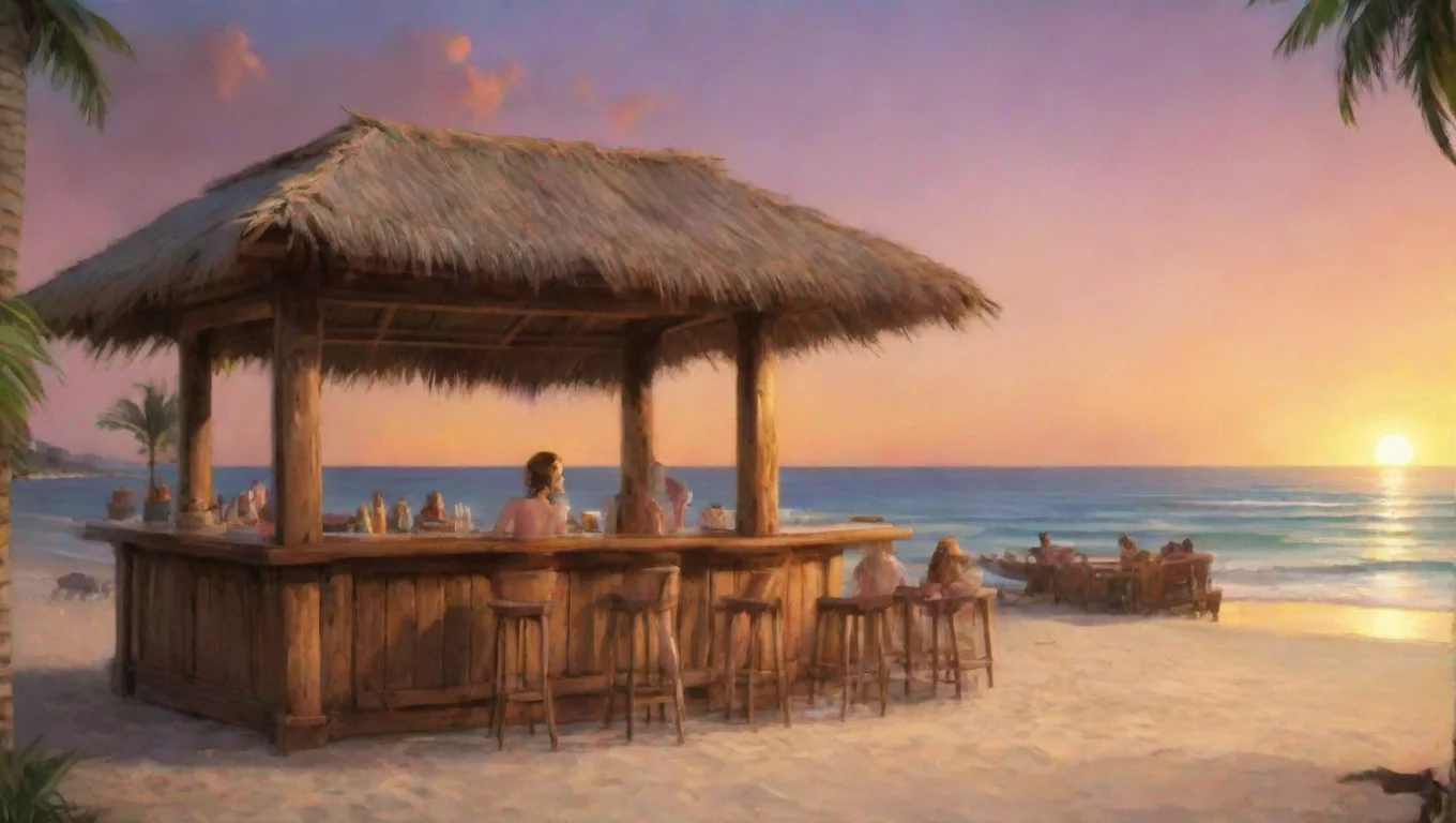 aiamazing there are girls in swimwear at the bar awesome portrait 2
