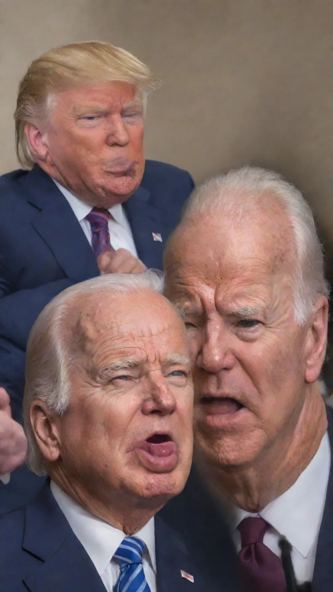 aiamazing trump v biden awesome portrait 2 tall