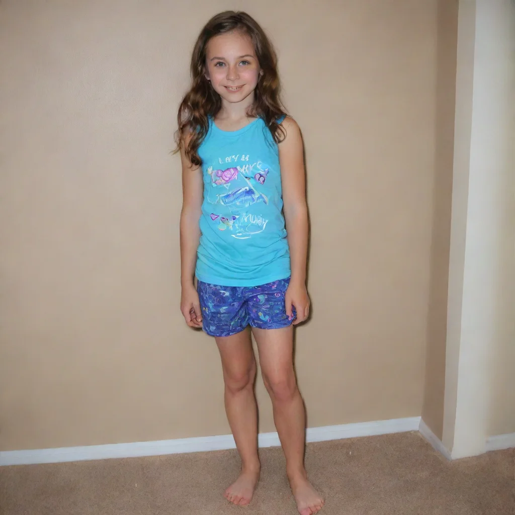 amazing tween wearing goodnites awesome portrait 2