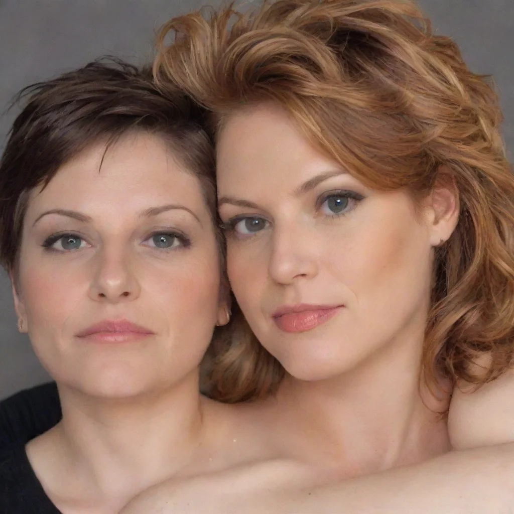 aiamazing two lesbian women awesome portrait 2