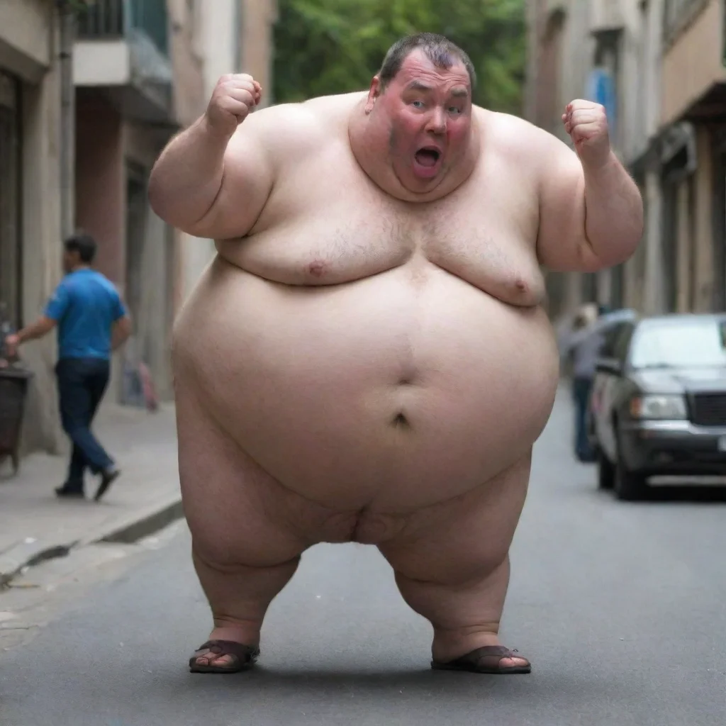 aiamazing un gordo moviendo la panza awesome portrait 2