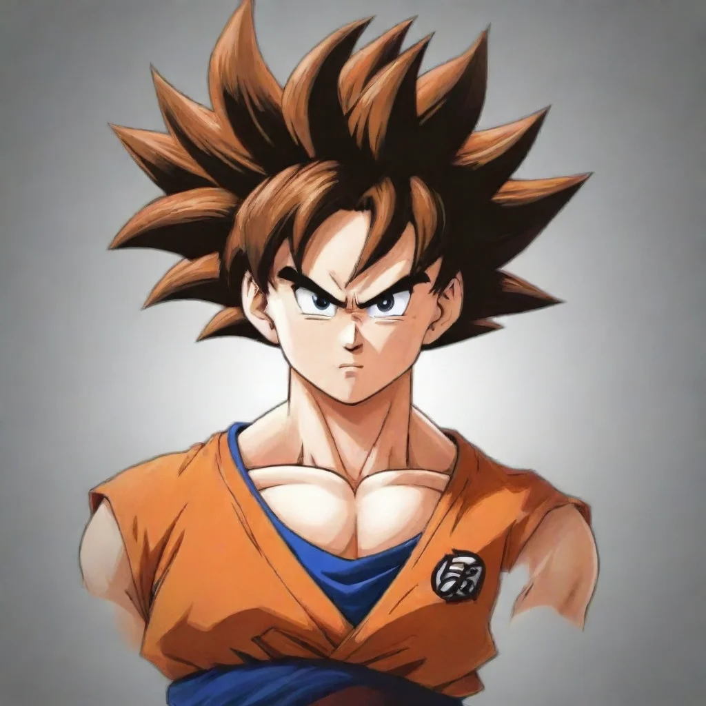 aiamazing un logo de goku con la frase netfree awesome portrait 2