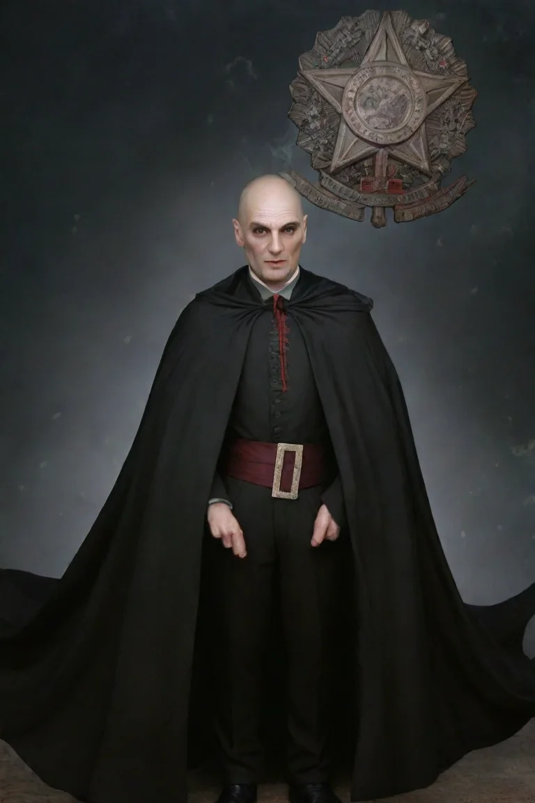 amazing vampire bald black cape epic hd character awesome portrait 2