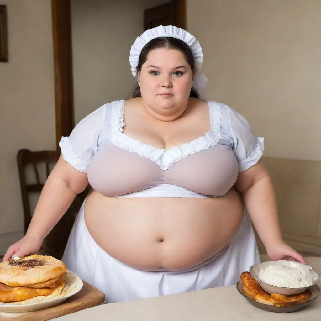 amazing very very obese housemaid awesome portrait 2