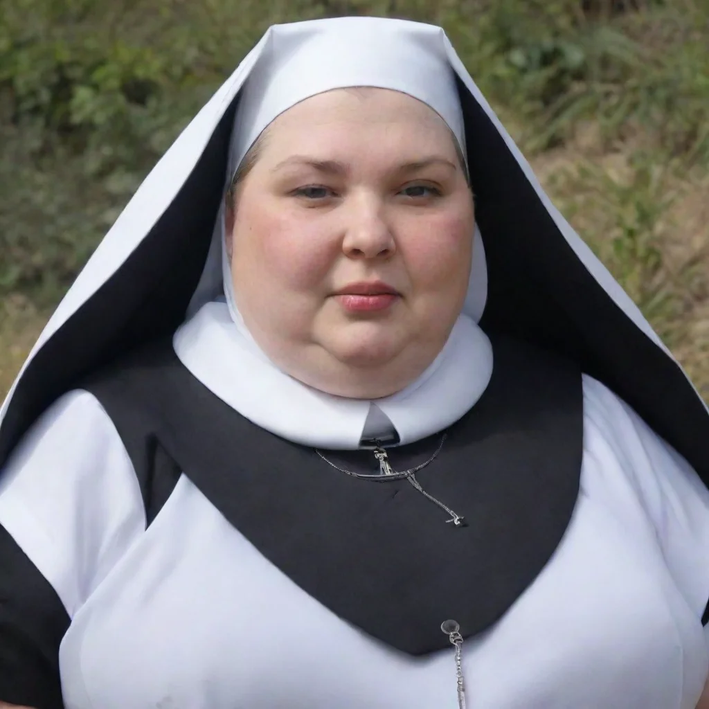 amazing very very very very very obese nun awesome portrait 2