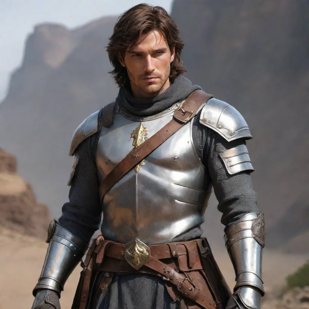 aiamazing wanderer western knight handsome awesome portrait 2