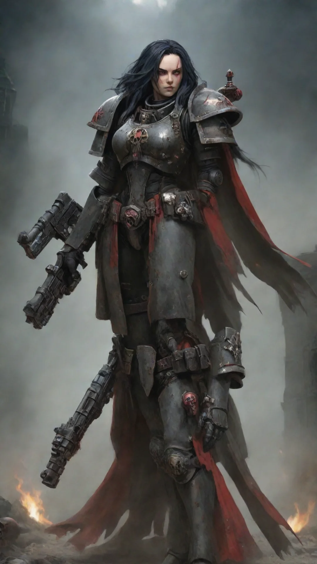 aiamazing warhammer 40k sister of battle awesome portrait 2 hdtall