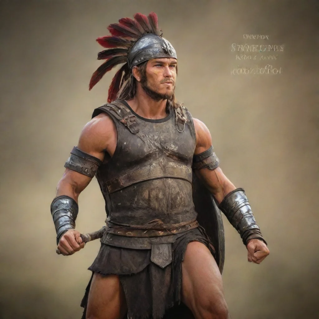 amazing warrior strong kind awesome portrait 2