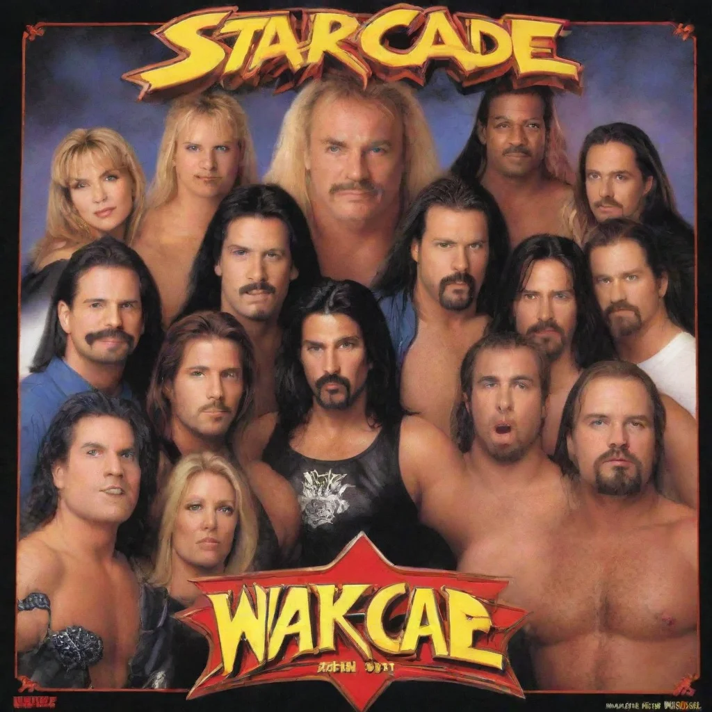 aiamazing wcw starcade 1997 poster awesome portrait 2